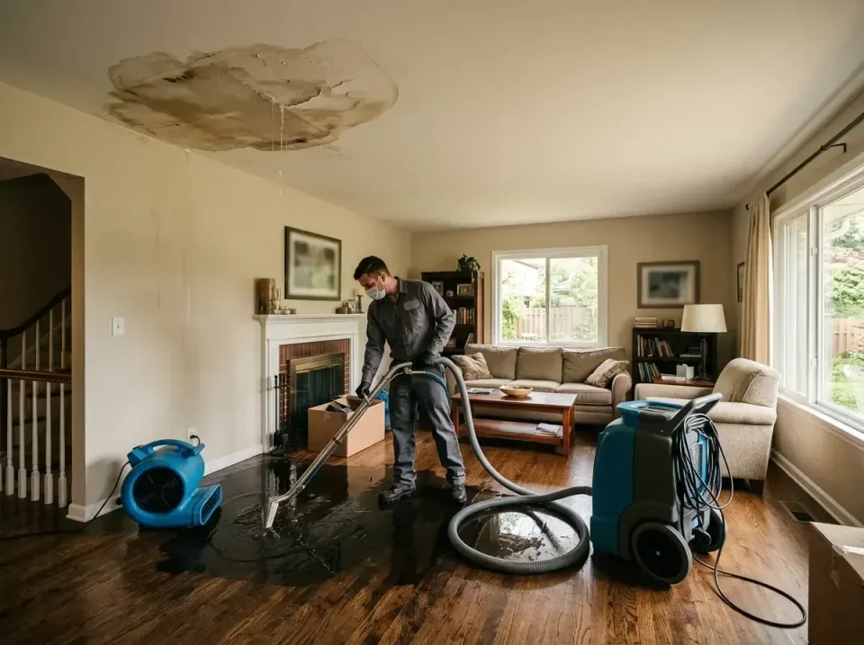 attic-pipe-burst-ceiling-drip-008 — frequently asked questions, Water Damage Restoration & Carpet Care in Perkins, OK